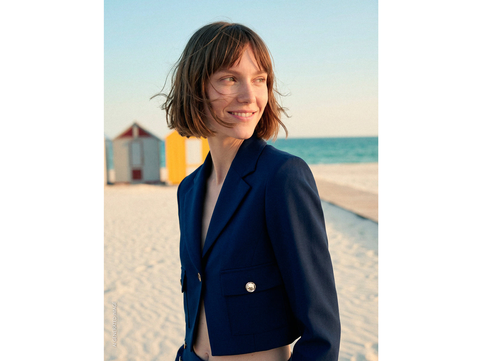 Cropped blazer