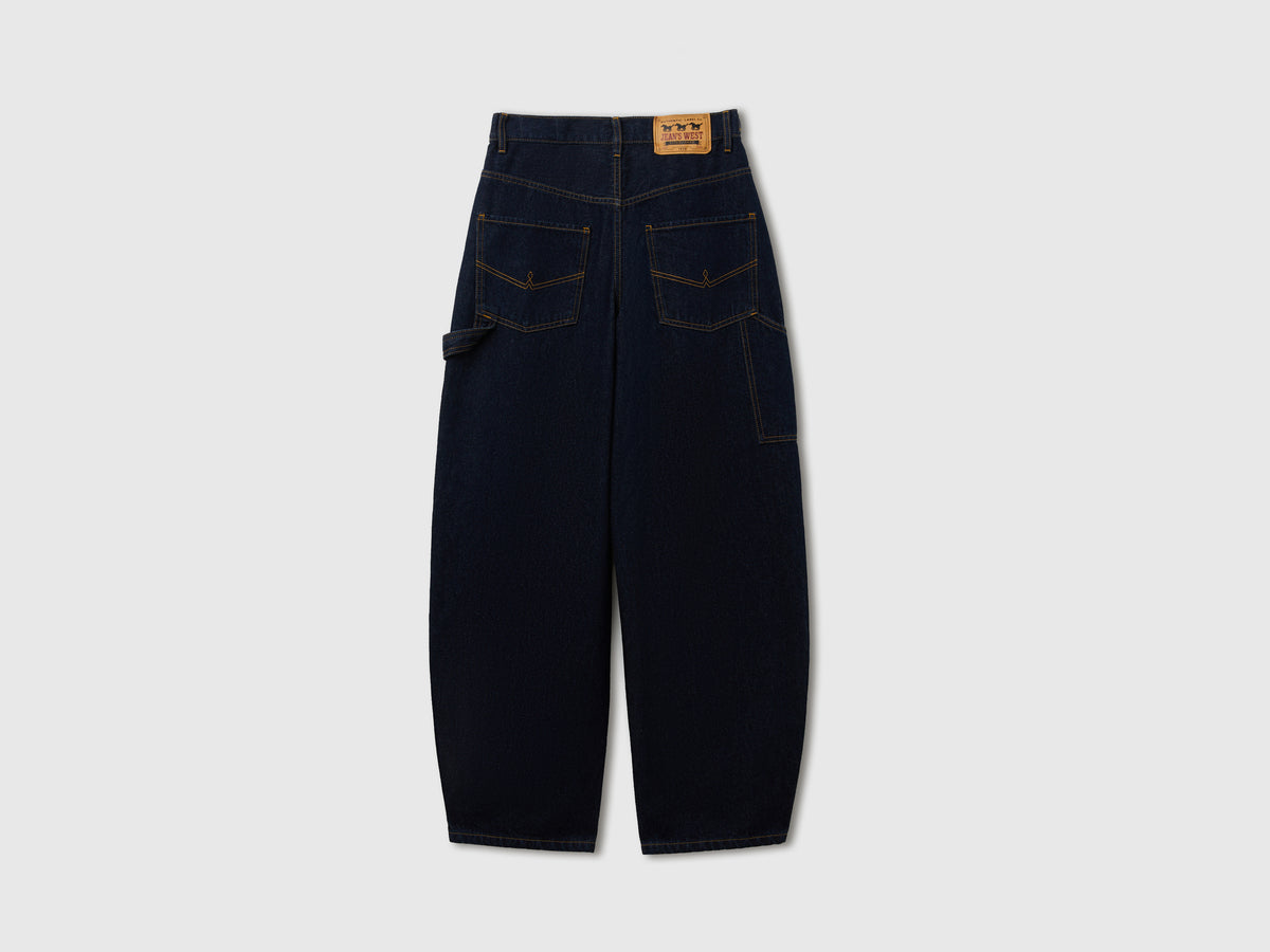 Jeans barrel fit lavagem escura - ucb_image_BS