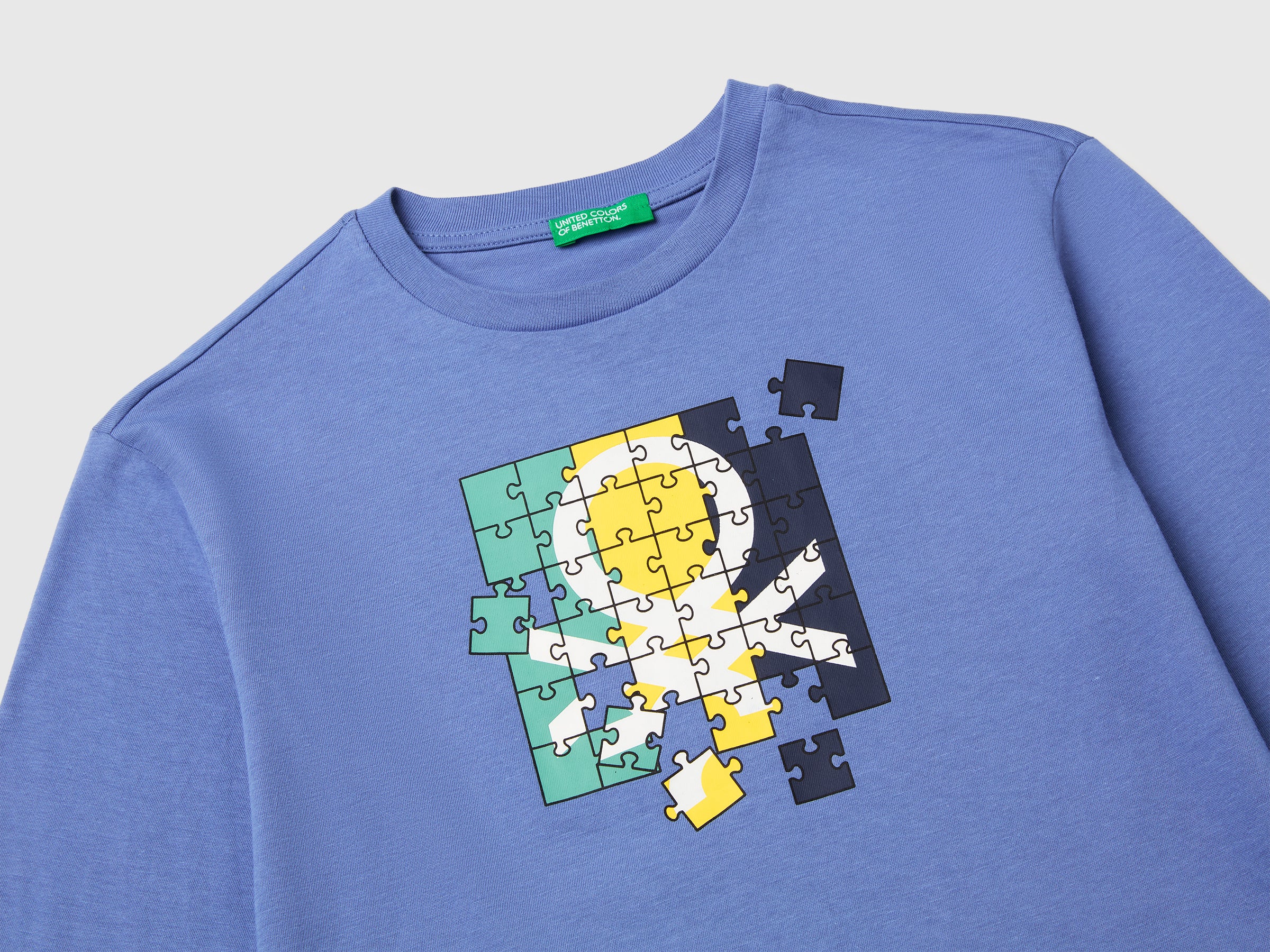 T-shirt in organic cotton with logo print - ucb_image_DS1