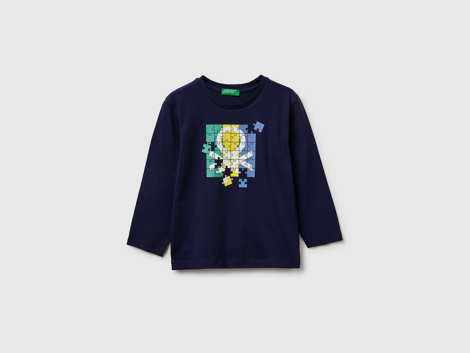 T-shirt com estampa logótipo em algodão orgânico - ucb_image_FS
