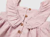 Linen blend dress with ruffles - ucb_image_DS1