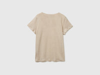 Round-neck T-shirt in pure linen - ucb_image_BS