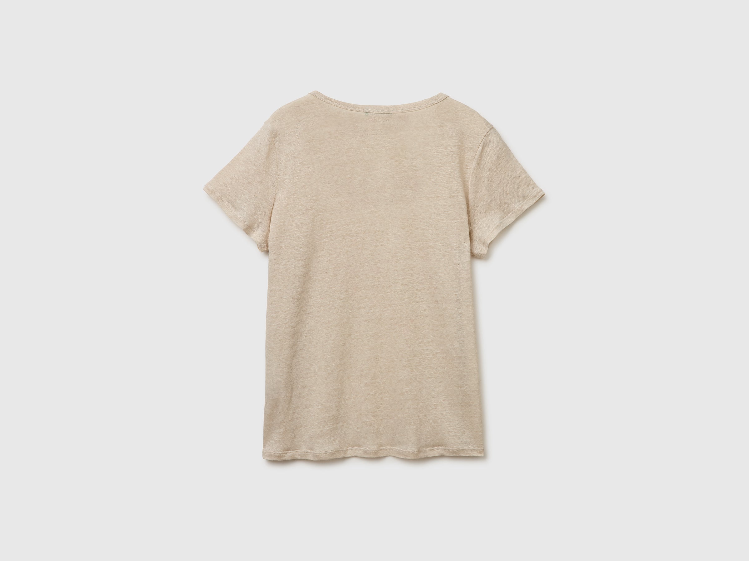 Round-neck T-shirt in pure linen - ucb_image_BS