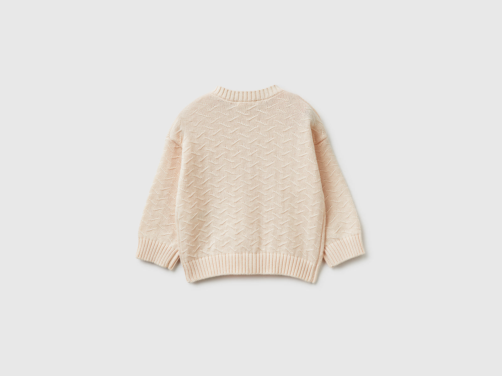 Cardigã de gola redonda em algodão orgânico - ucb_image_BS