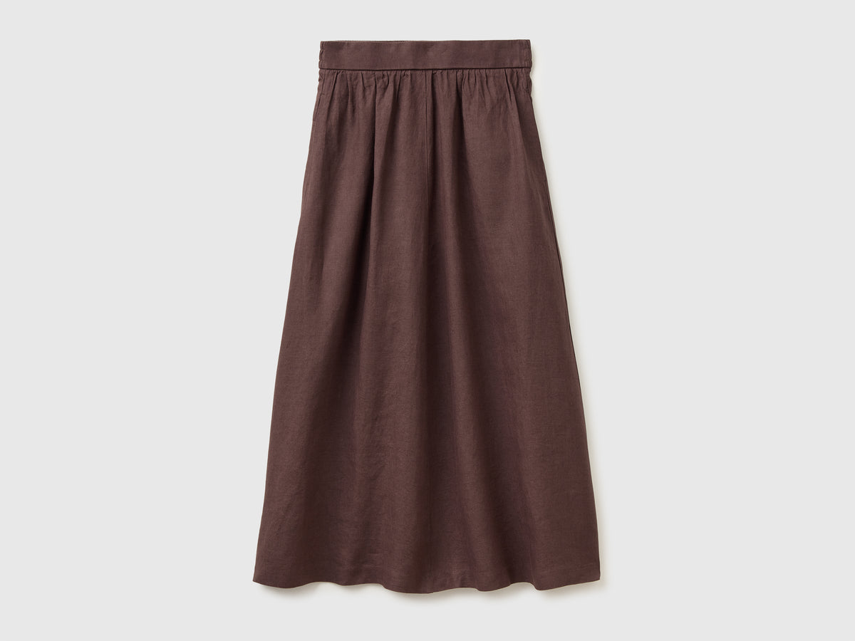 Maxi skirt in pure linen - ucb_image_FS