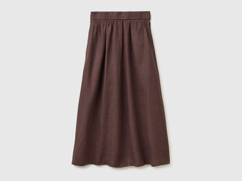 Maxi skirt in pure linen - ucb_image_FS