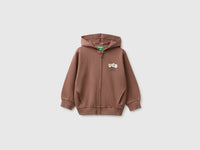 Casaco em algodão orgânico com capuz e estampas - ucb_image_FS