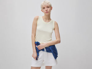 Slim fit ribbed tank top