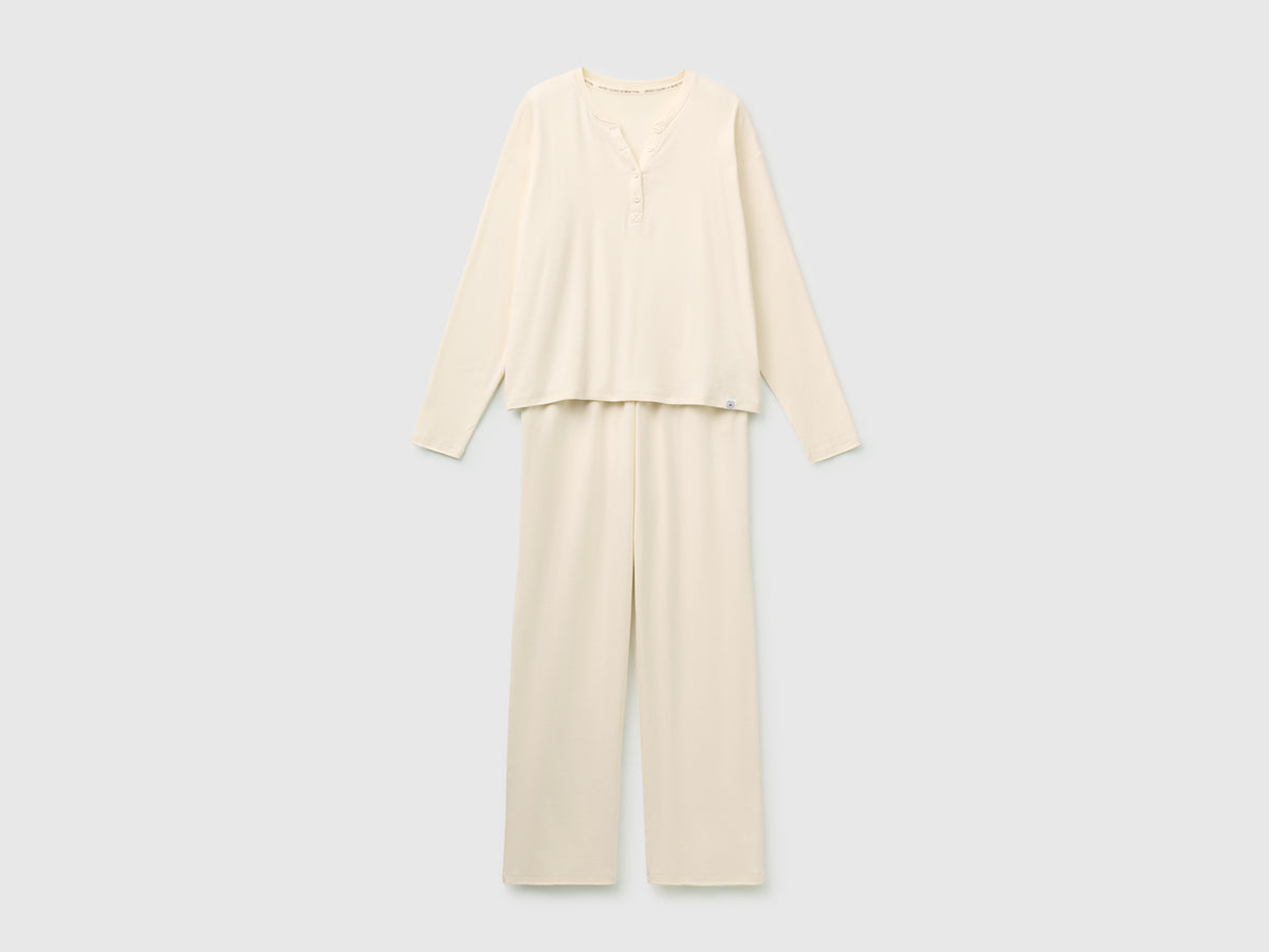 Pijama com t-shirt de gola henley - ucb_image_FS