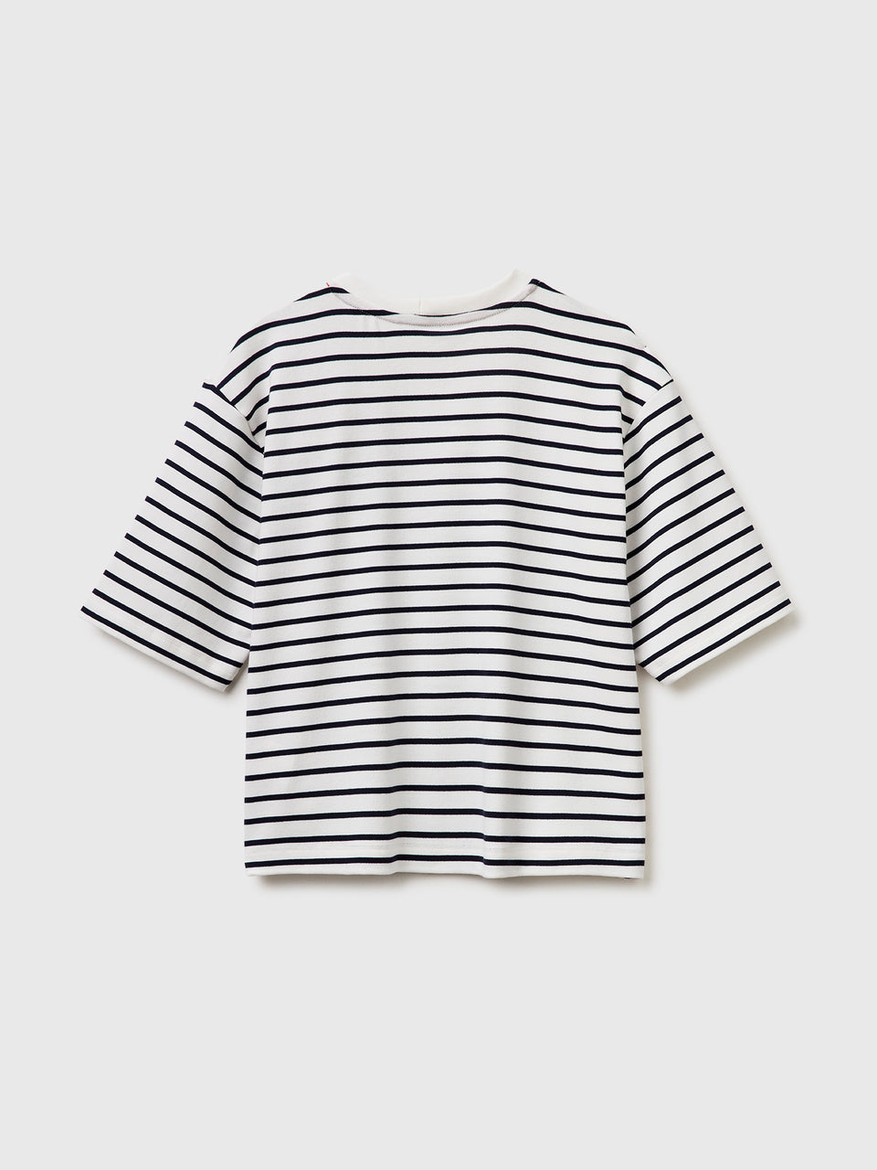 T-shirt às riscas marinière com bordado - ucb_image_BS