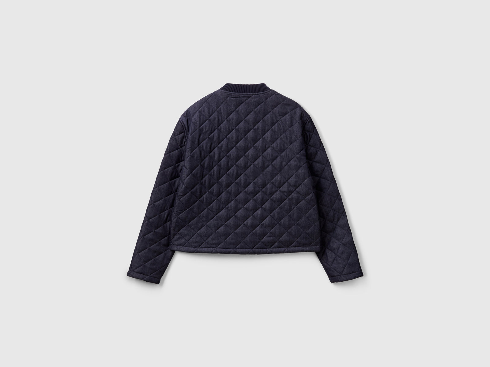 Casaco acolchoado efeito denim - ucb_image_BS