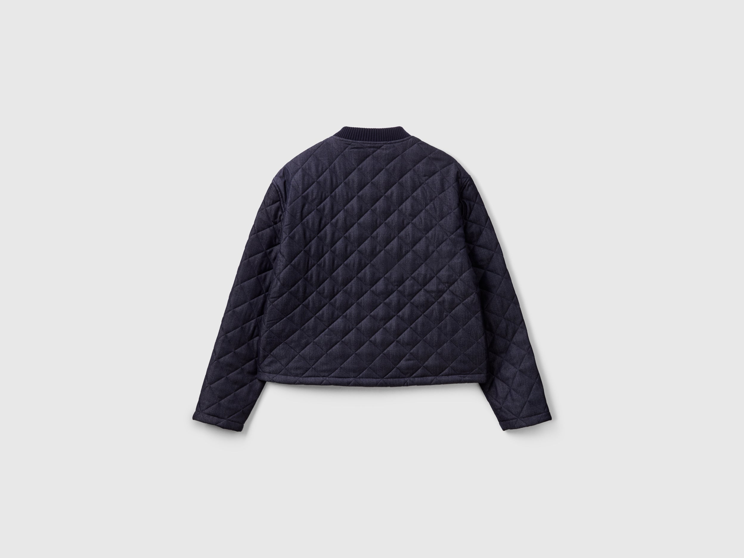 Casaco acolchoado efeito denim - ucb_image_BS