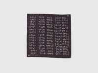 Foulard nero con scritte Coco Capitán - ucb_image_BS