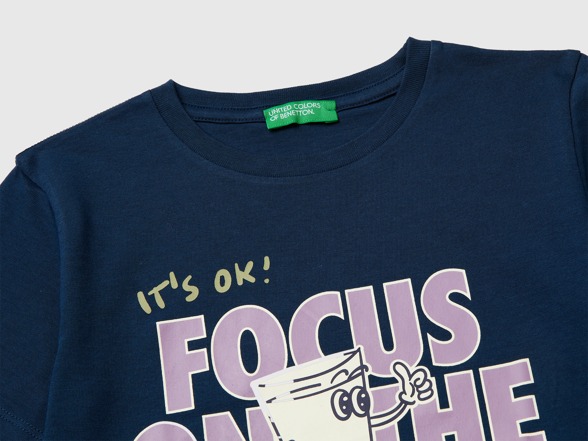 Crew neck T-shirt with print - ucb_image_DS1