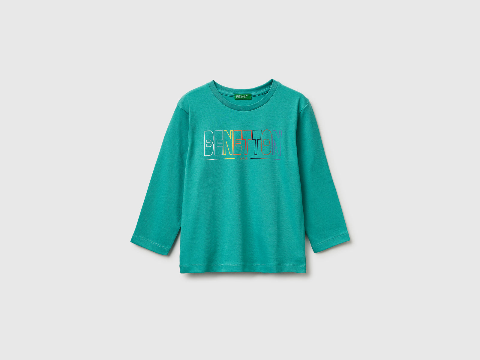 T-shirt in organic cotton with logo print - ucb_image_FS
