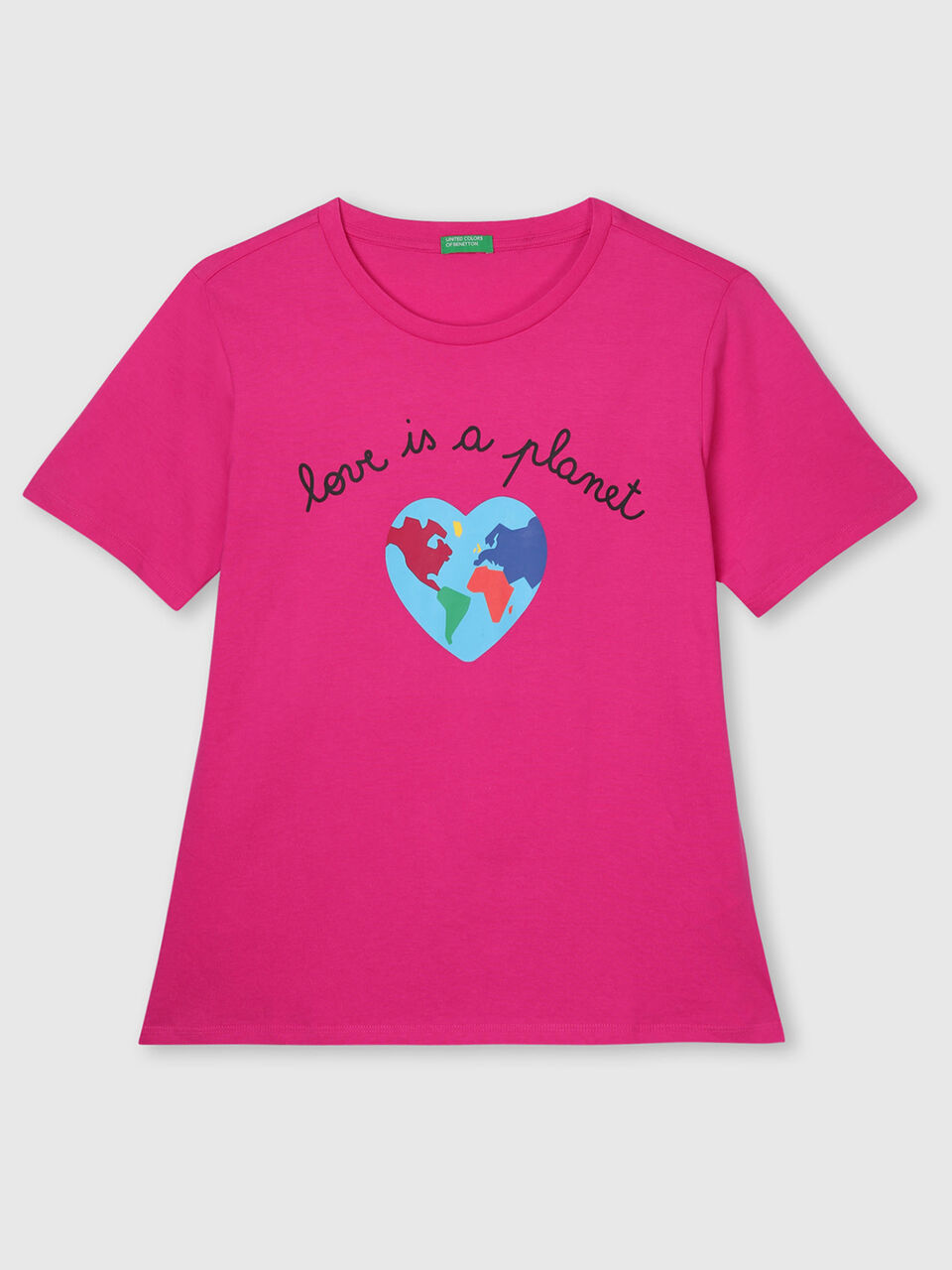 Earth Print T-Shirt image number 1