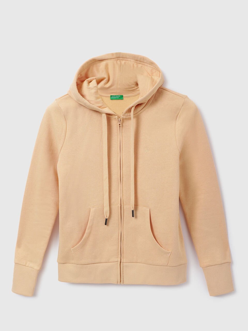 F/SLV FRONT OPEN SOLID SWEATSHIRT image number 1