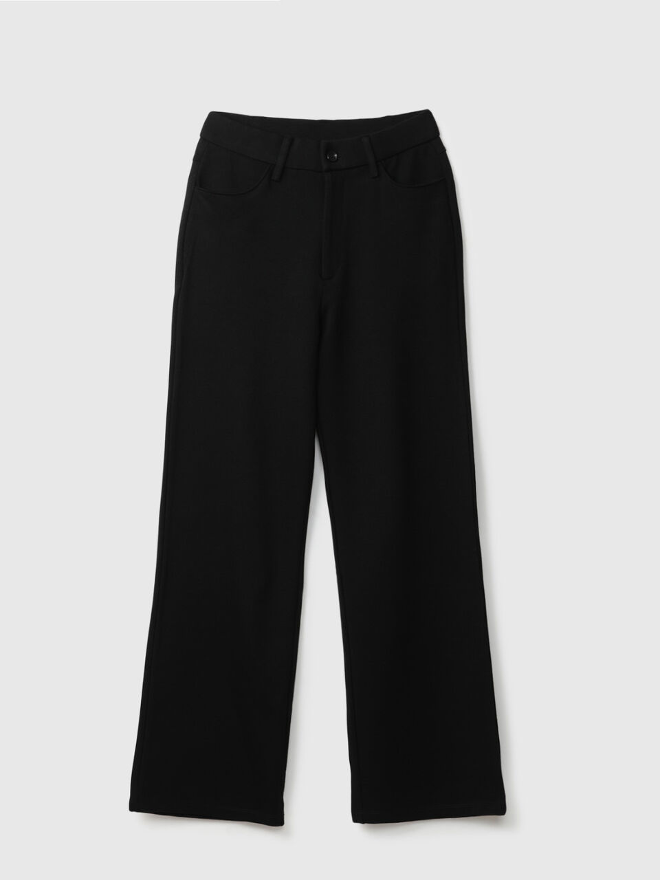 WIDE LEG FLARED TROUSER image number 1