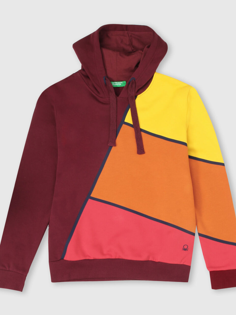 Biased Color Blocked Sweatshirt image number 1