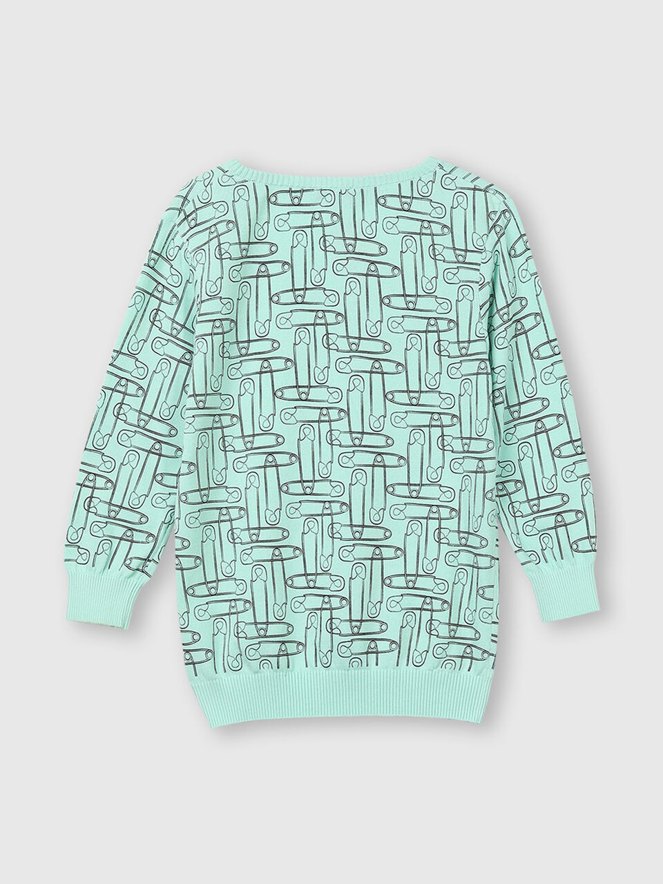 Pure Cotton Tricot Top with V-Neck image number 2