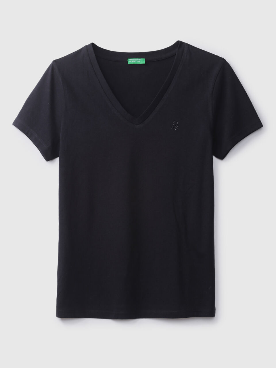 S/SLV SOLID TEE image number 1