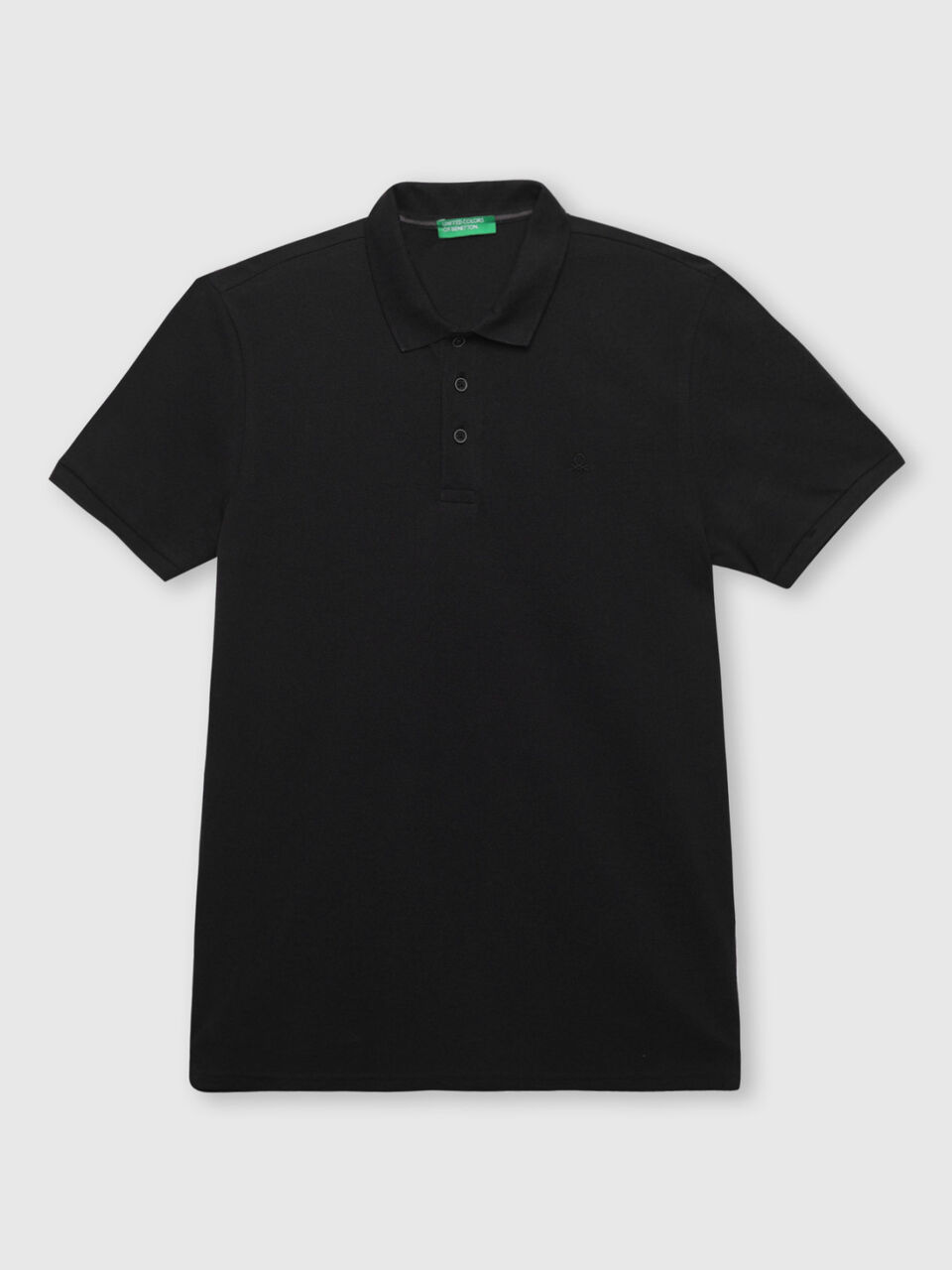 Short Sleeve Solid Polo Neck Tee image number 1