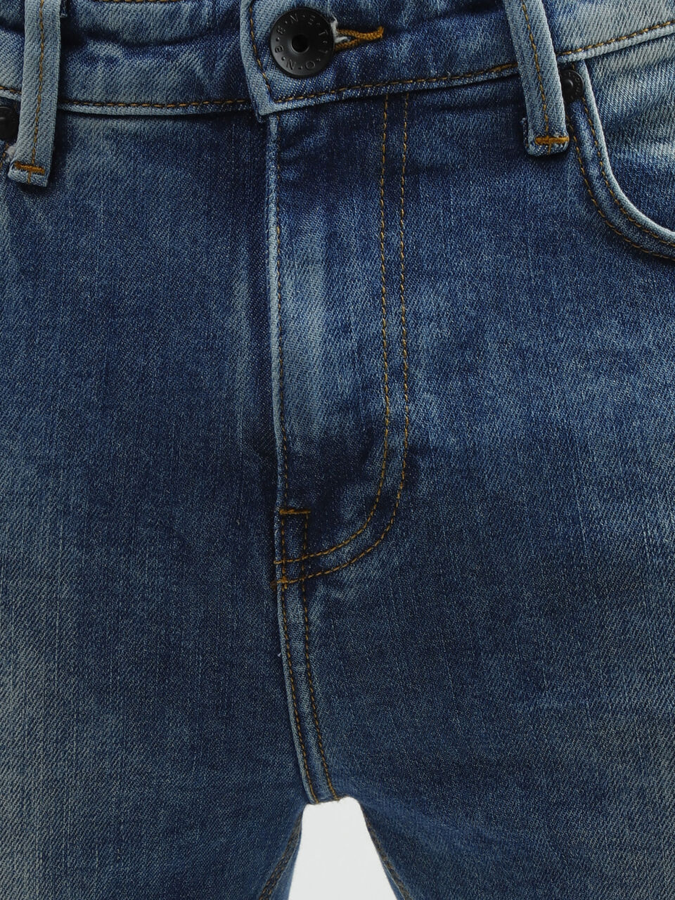 Low Crotch Patch Work Denim image number null