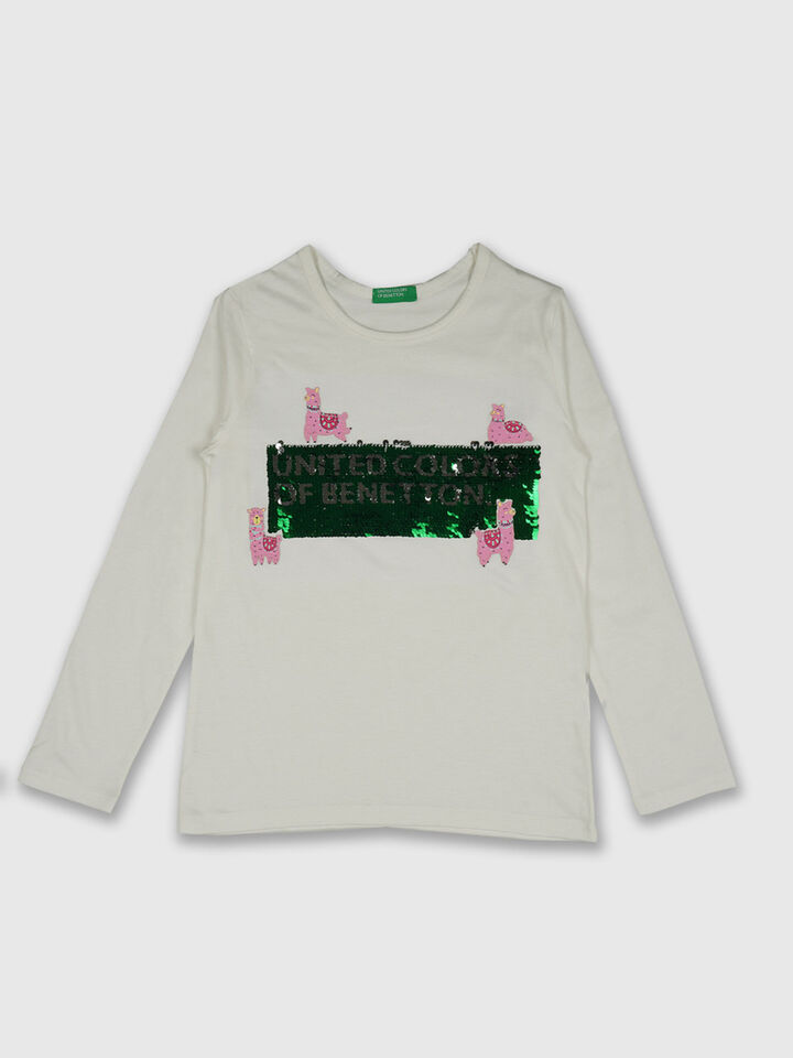 Banner With Llama Tee Long