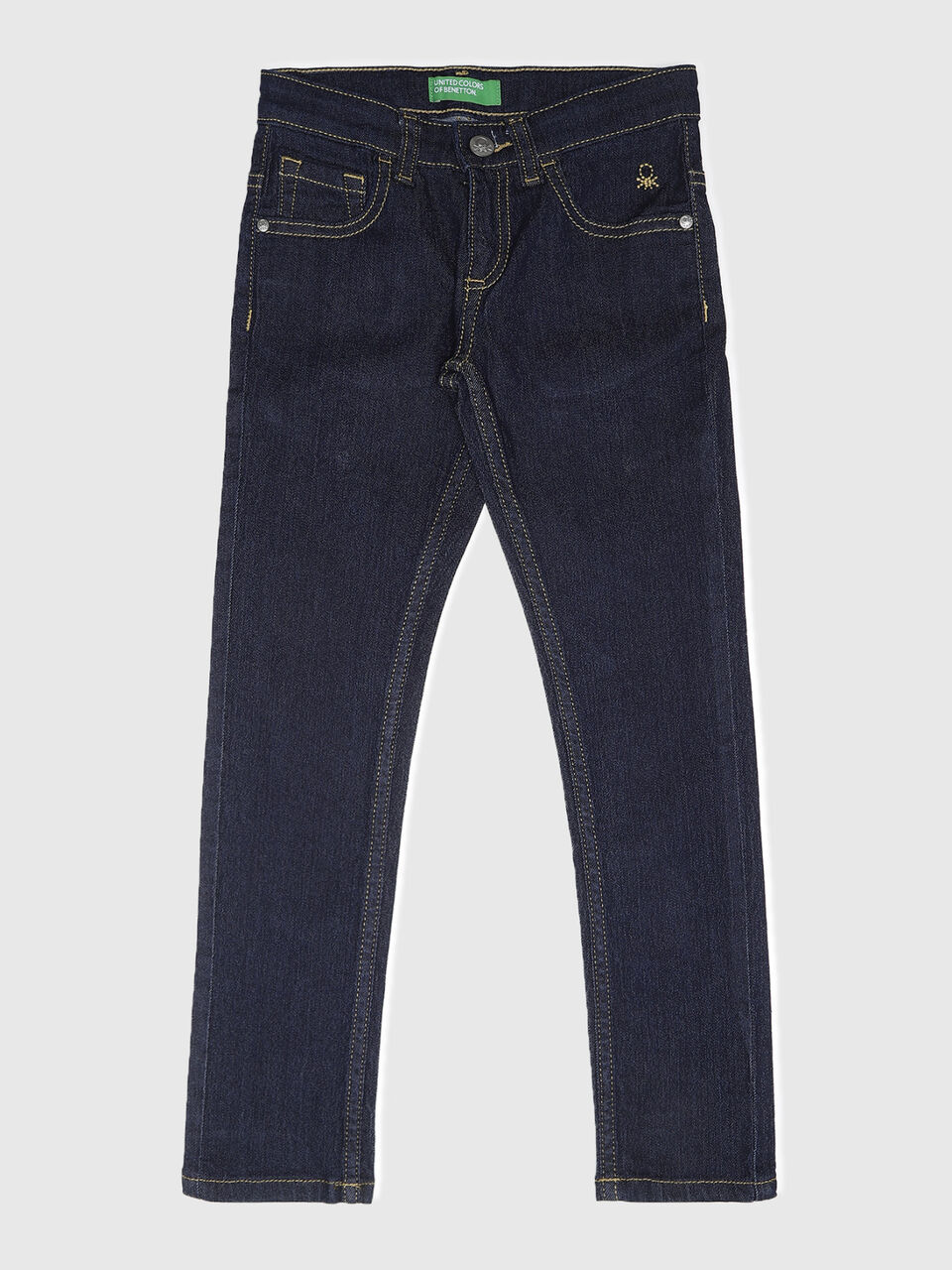 Rinse Wash Navy Denim-Solid image number 1