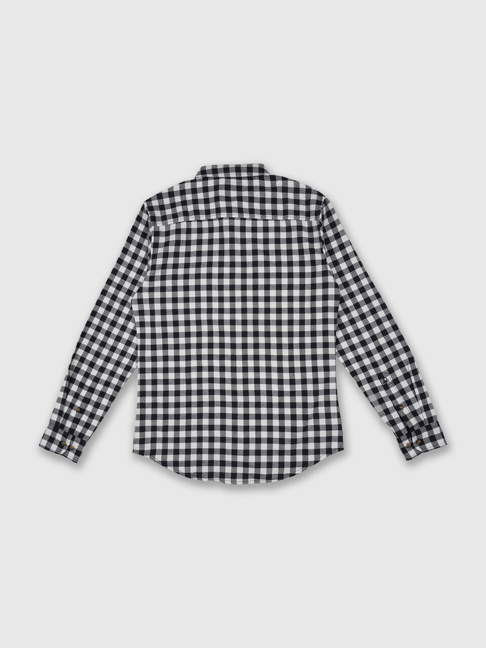 Fill Sleeve Utility Gingham Flannel Shirt image number 2