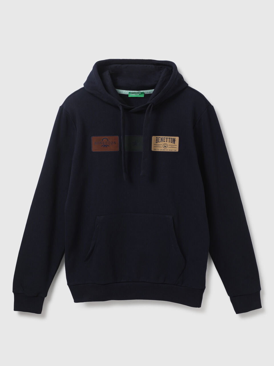 DENIM PATCHES HOODIE image number 1