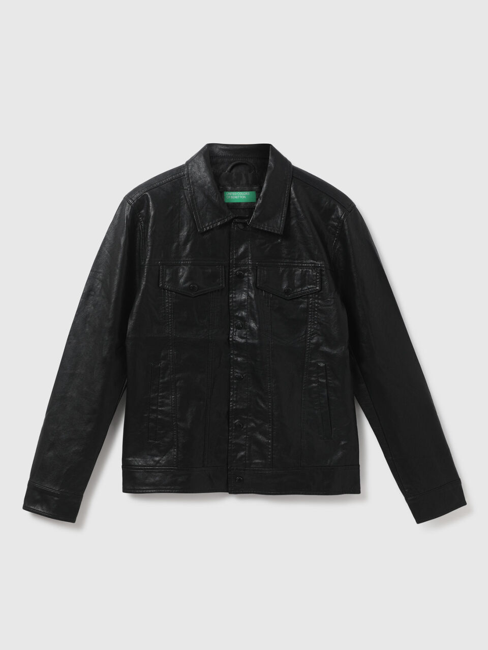 PU TRUCKER JACKET image number 1