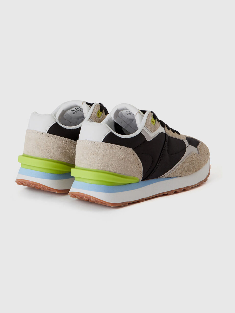 SUEDE PATCH COLOUR POP SNEAKERS image number 2