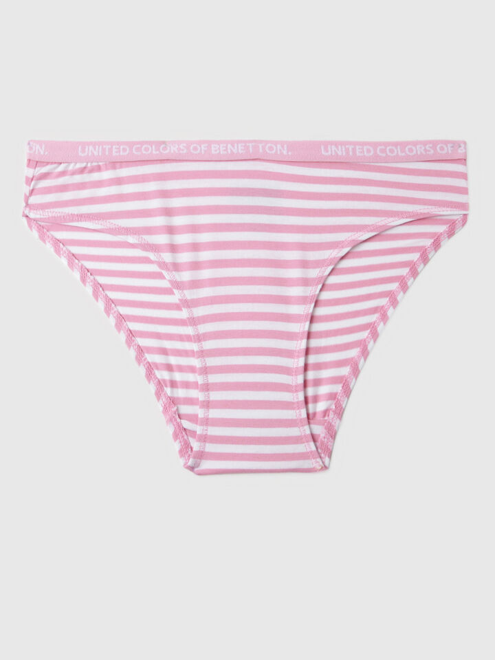 PACK OF 3 - ONE SOLID & 2 STRIPE PANTY
