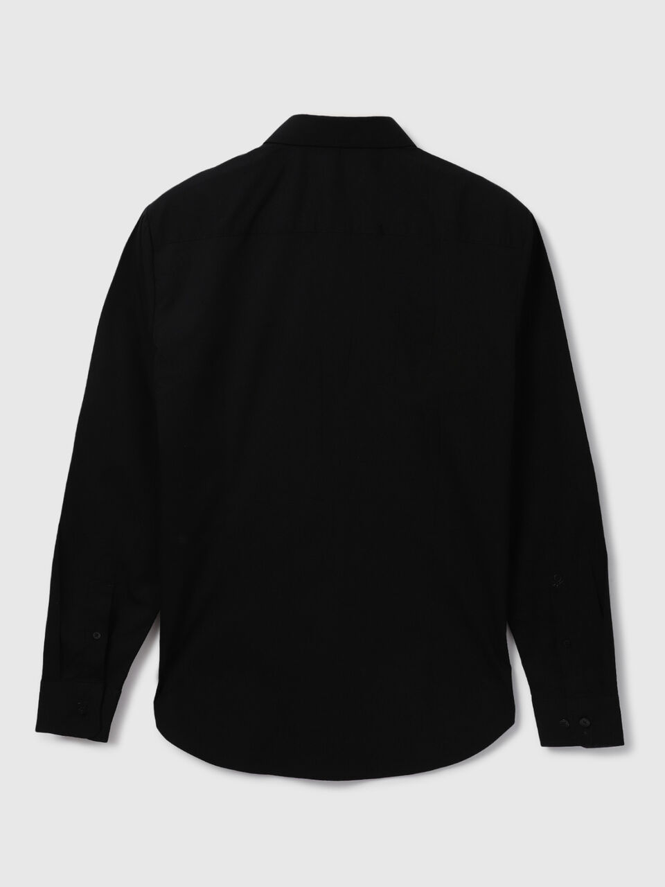 F/S POPLIN STR STRIPE PANEL BLOCK SHIRT image number 2