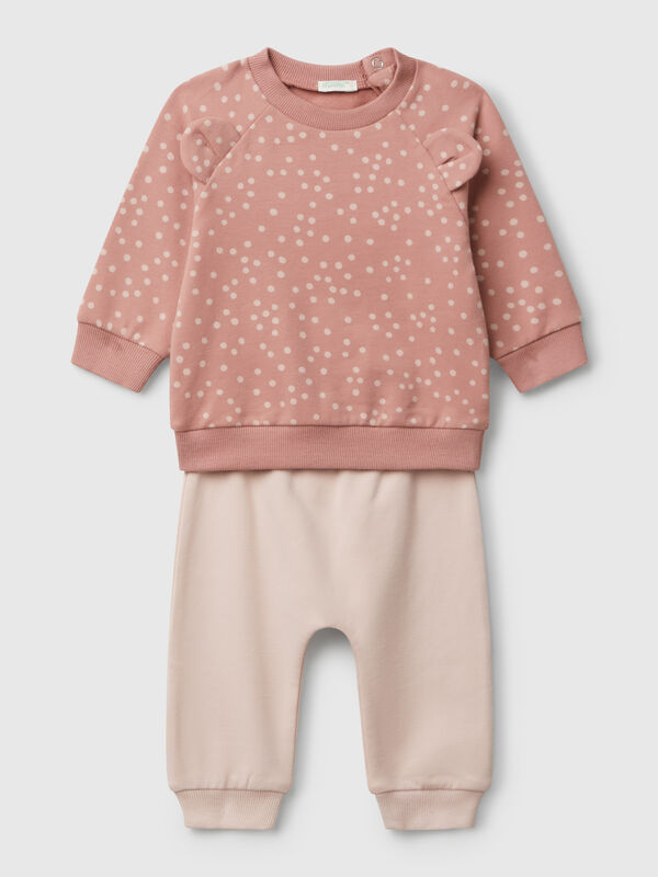 Sweat set with print New Born (0-18 months)