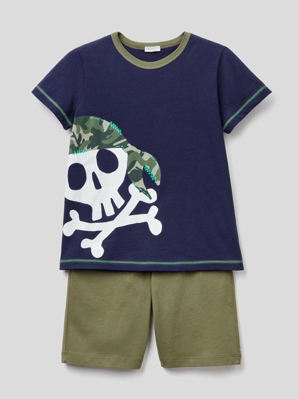 100% cotton short pyjamas image number 1