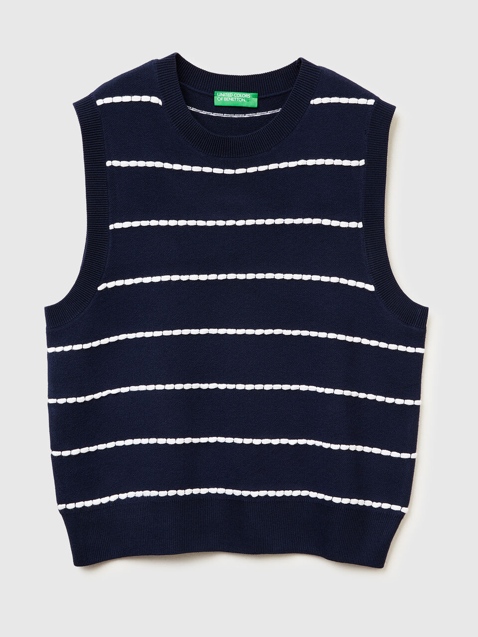 SLEEVELESS SWEATER Women image number null