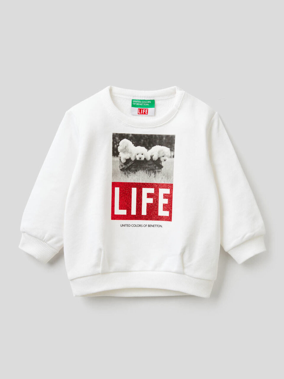 Life sweatshirt in 100% organic cotton image number 1