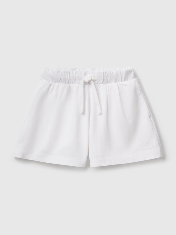 Shorts in pure cotton Junior Girl
