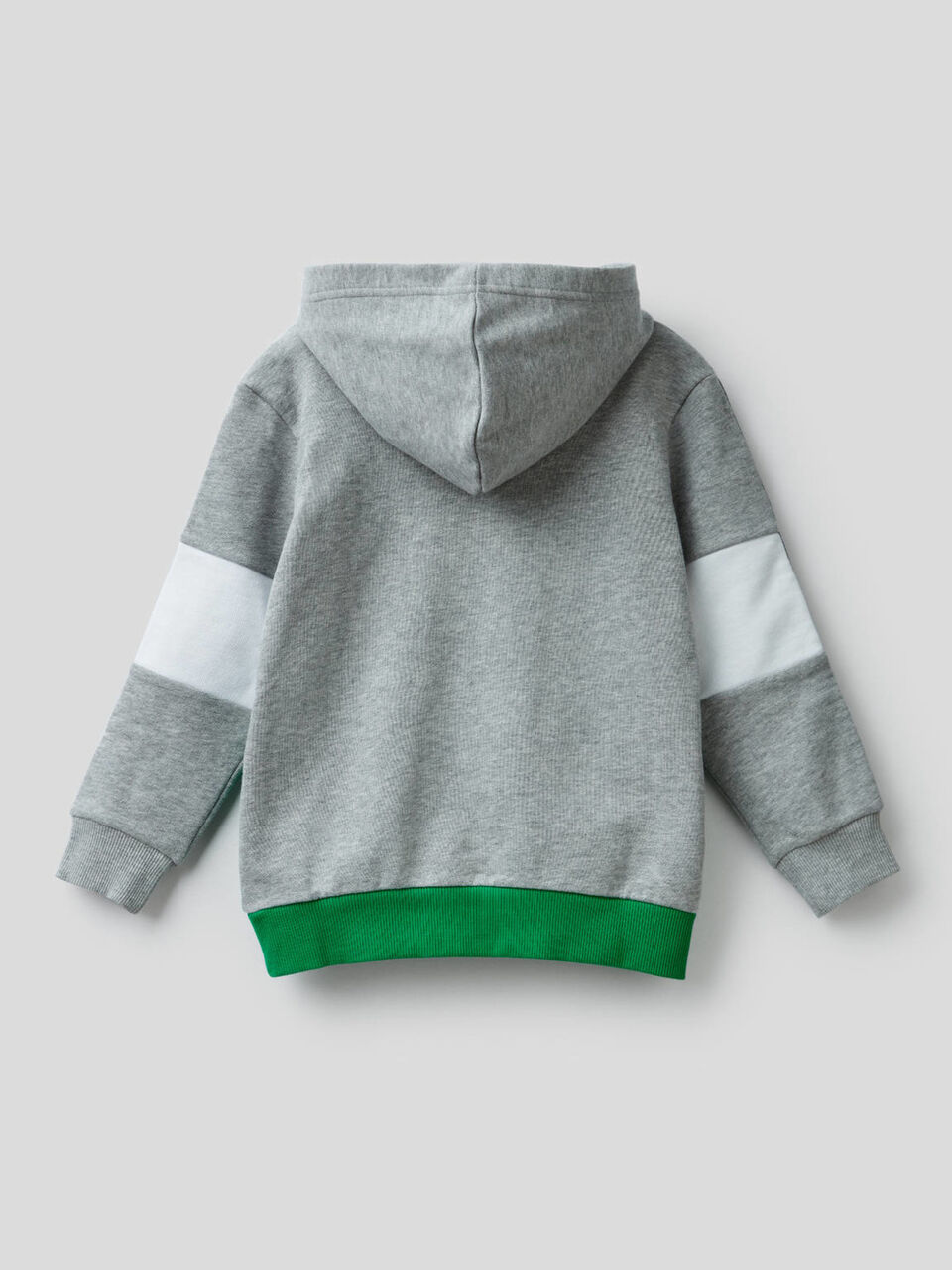 Color block sweatshirt in pure cotton image number 2