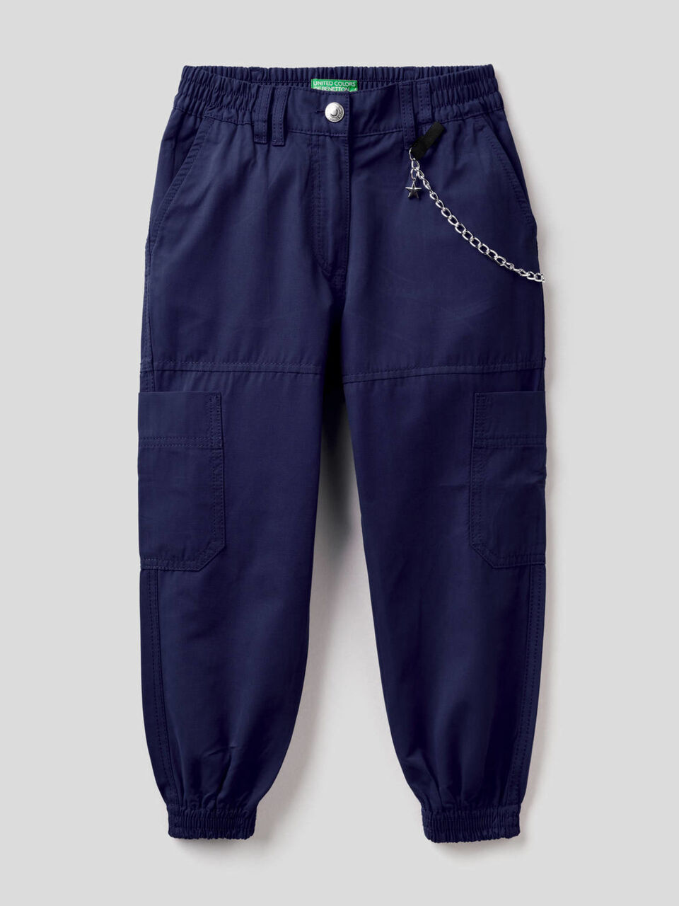 Cargo trousers with chain image number 1