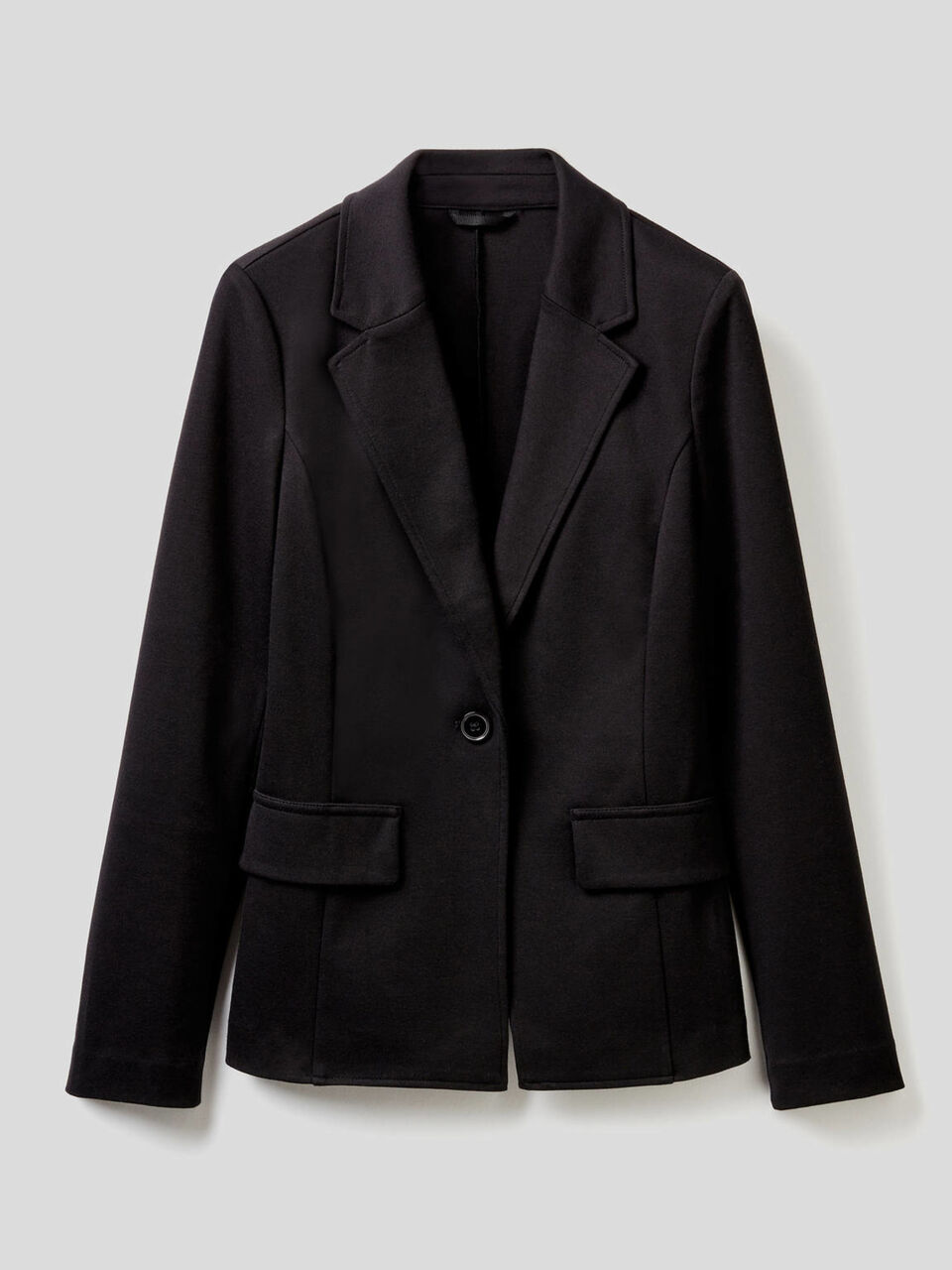 Blazer in stretch cotton blend image number 1