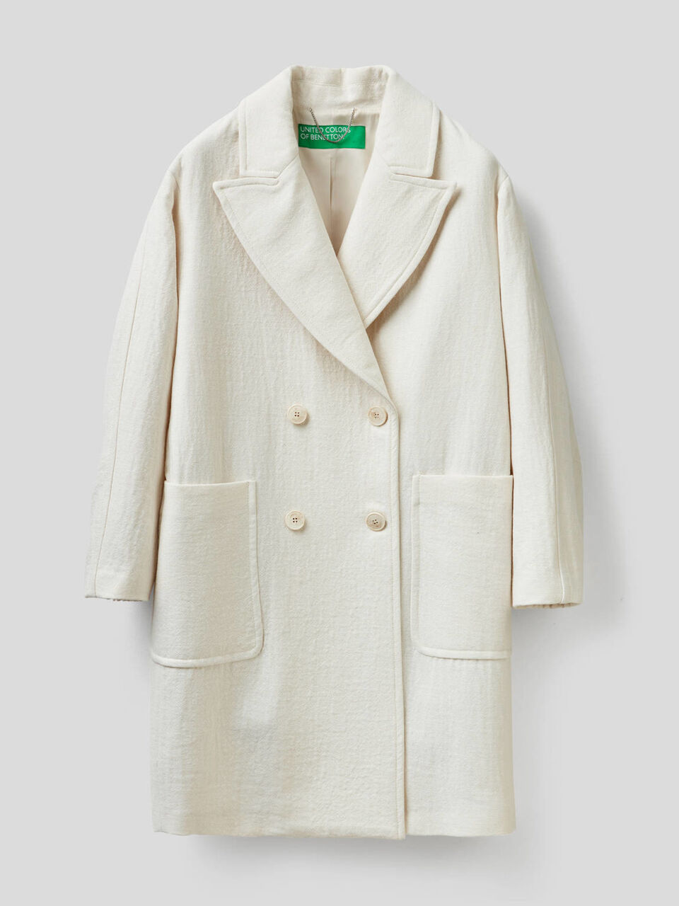 Coat in recycled fabric image number 1