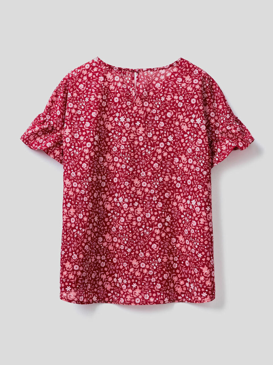 Blouse with frill sleeve image number 2