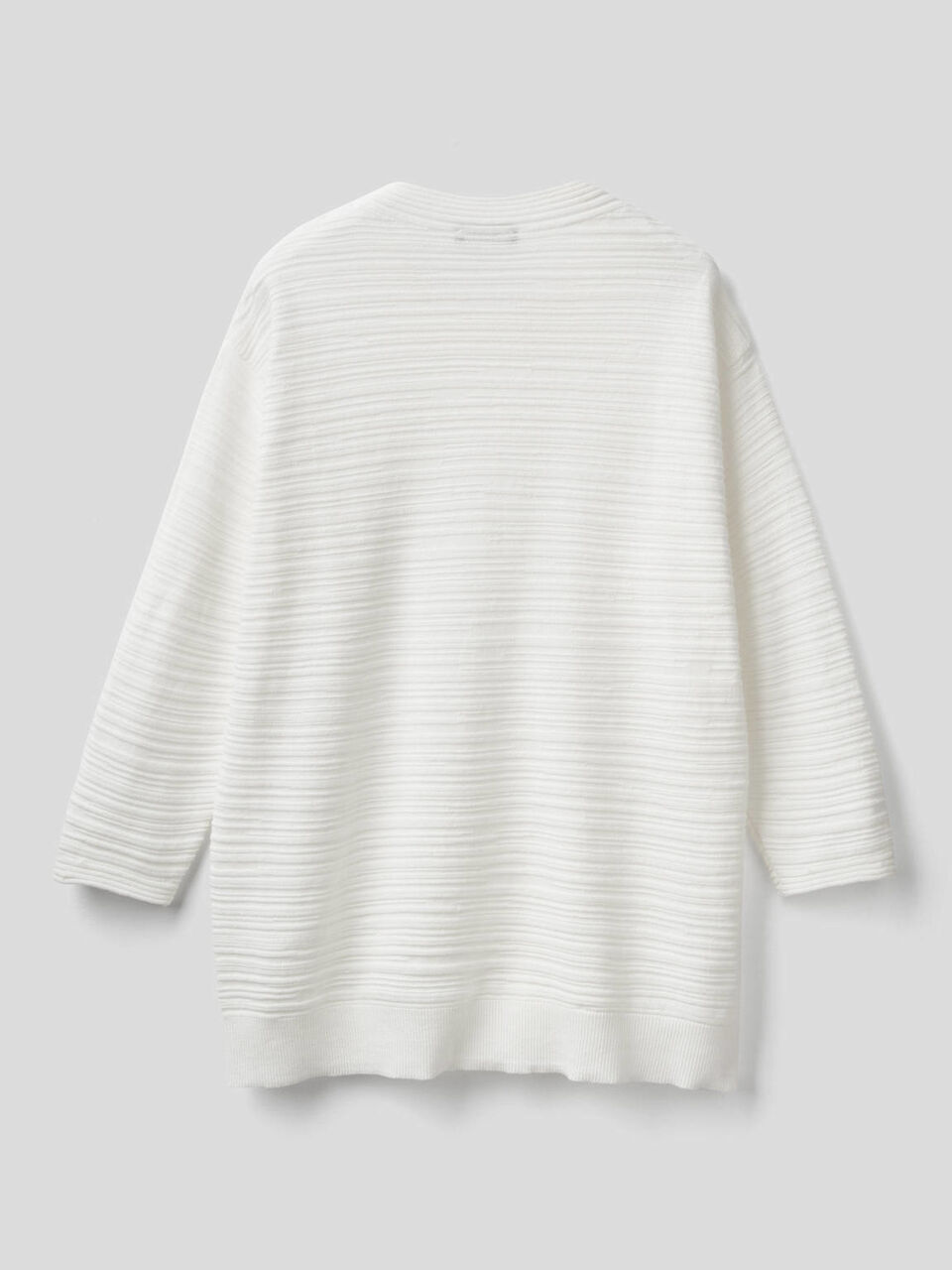 Knit sweater in 100% cotton image number 2
