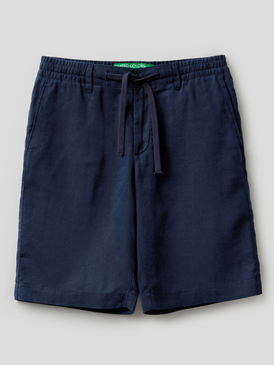 Bermudas in 100% linen image number 1