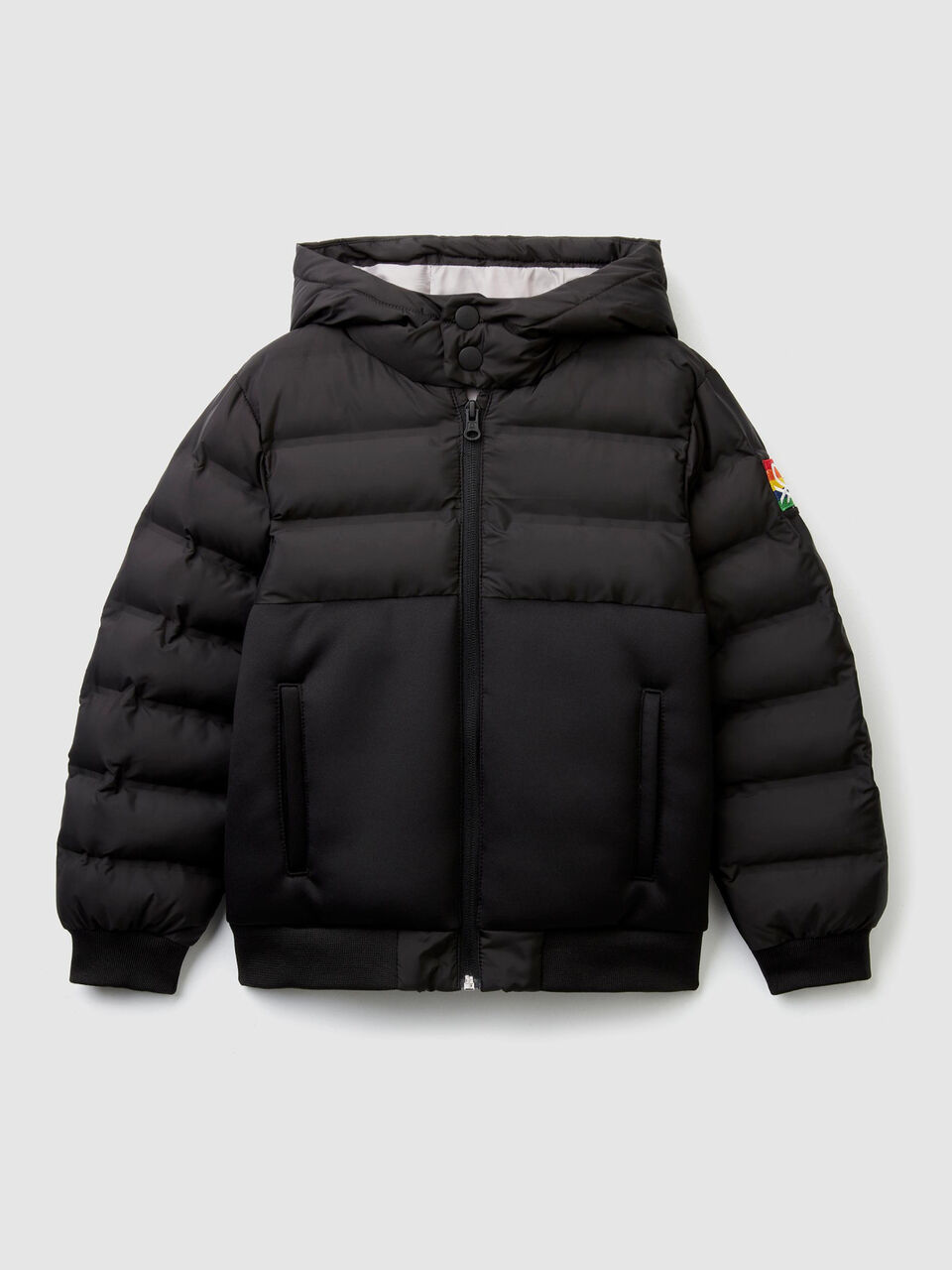 Padded jacket with hood image number 1