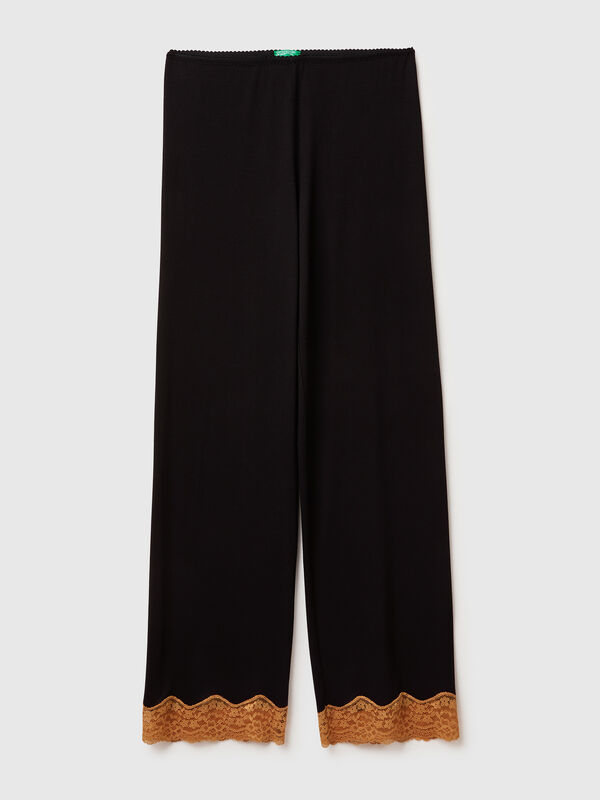 Flowy trousers with lace Women