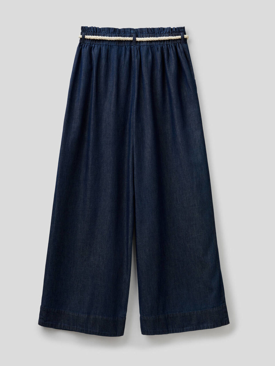 Palazzo pants with belt image number 2